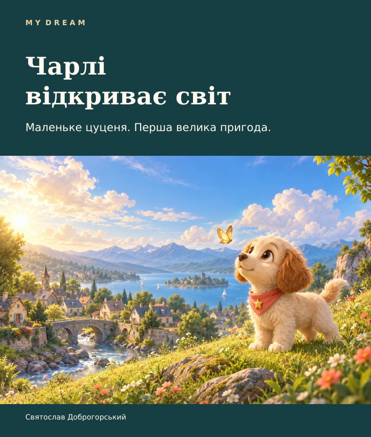 Cover of Charlie Discovers the World by Sviatoslav Dobrohorskyi